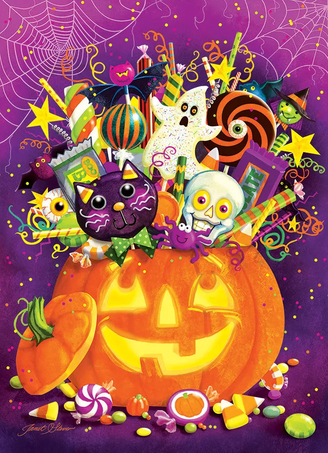 Cobble Hill Tricky Treats puzzle familie 350 piese halloween