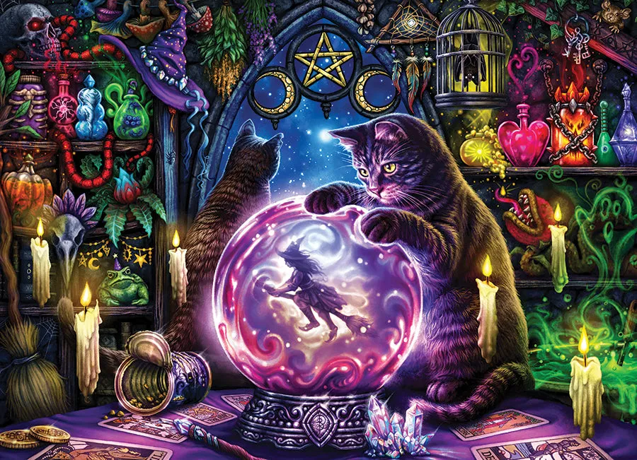 Cobble Hill Time to Feed the Cats puzzle 1000 piese magic