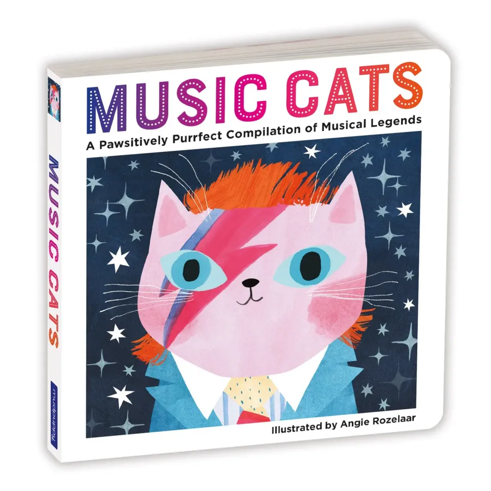 Mudpuppy Music Cats carte cartonată 18x18 cm