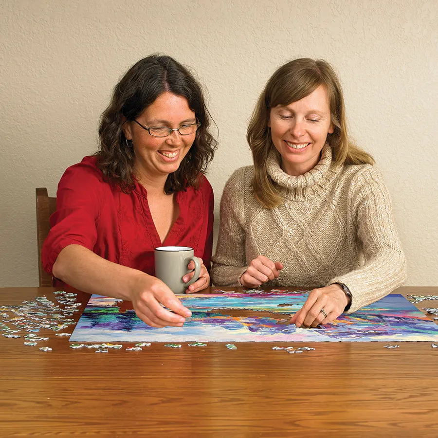 Cobble Hill Mountain Lake puzzle 1000 piese lac alpin