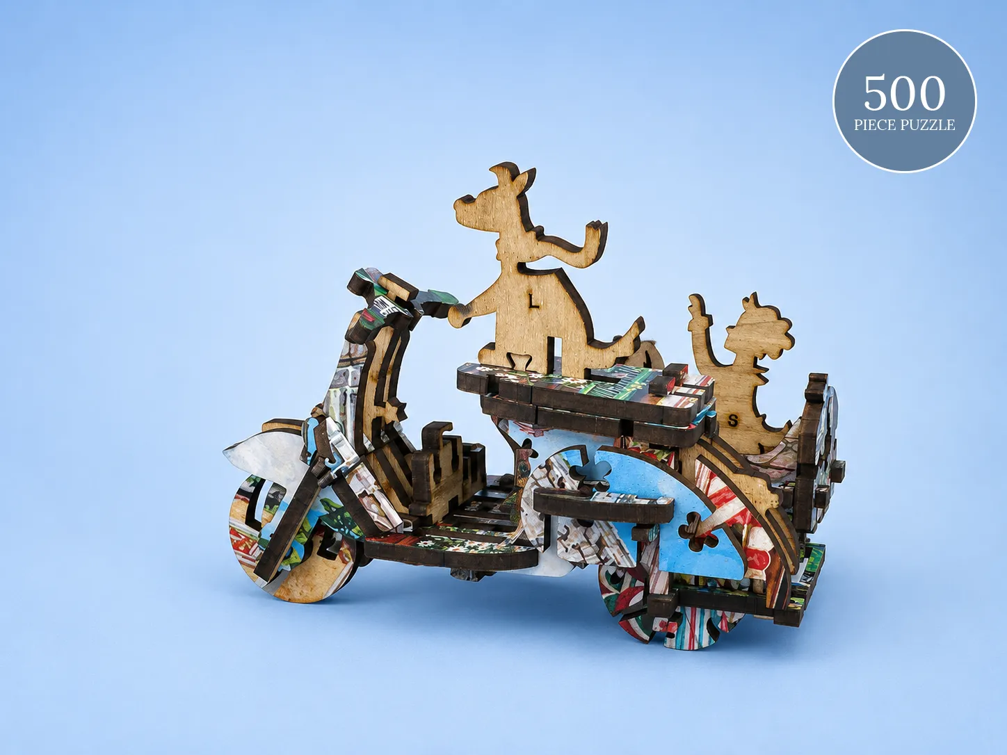 Mosaic Puzzles Ride to the Colosseum puzzle lemn 3D 500 piese