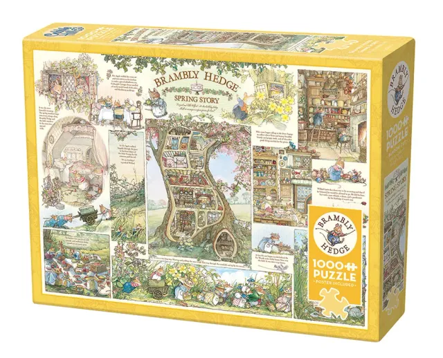 Cobble Hill Brambly Hedge Spring Story puzzle 1000 primăvară