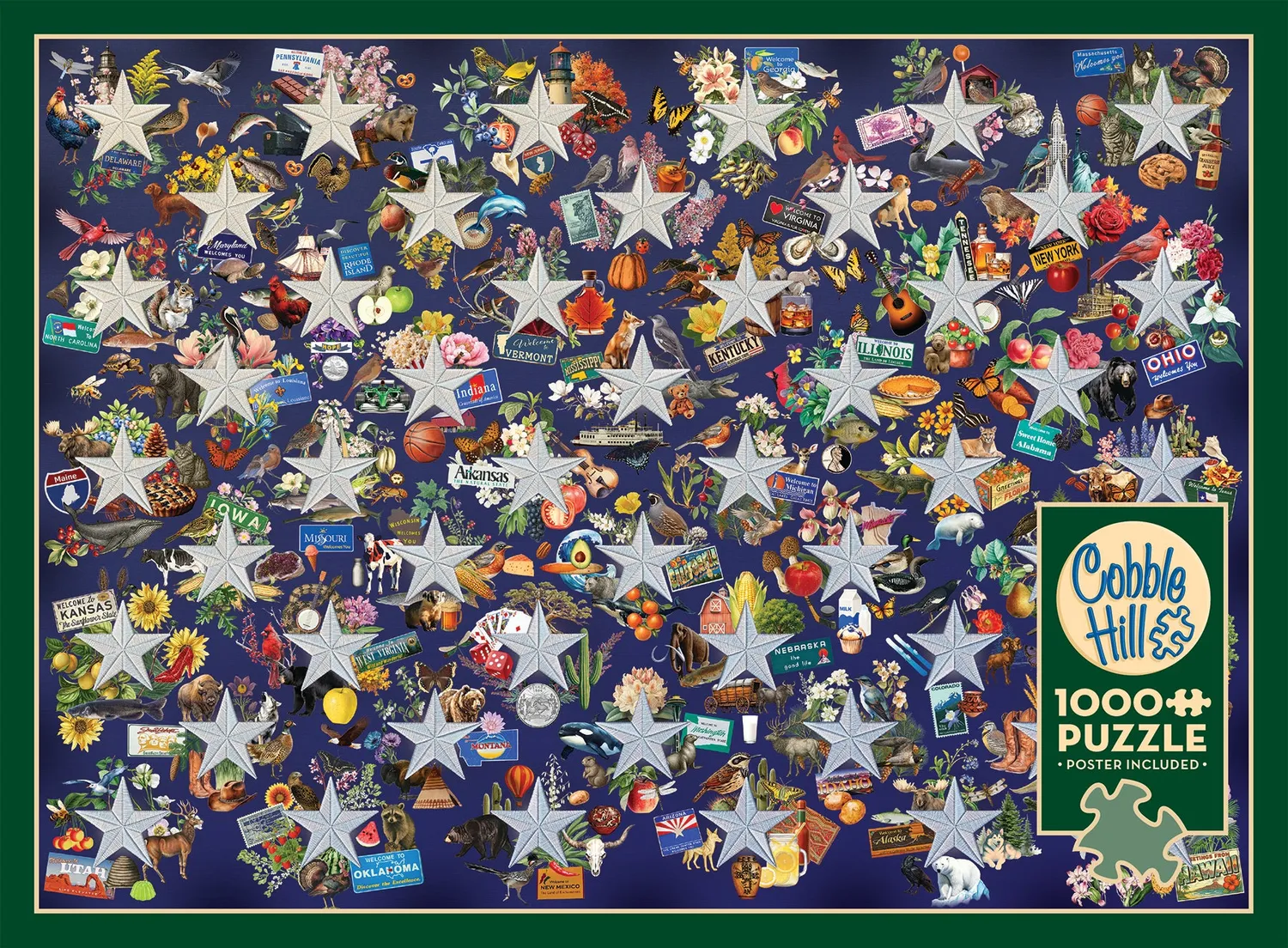 Cobble Hill All Stars puzzle 1000 piese colaj SUA