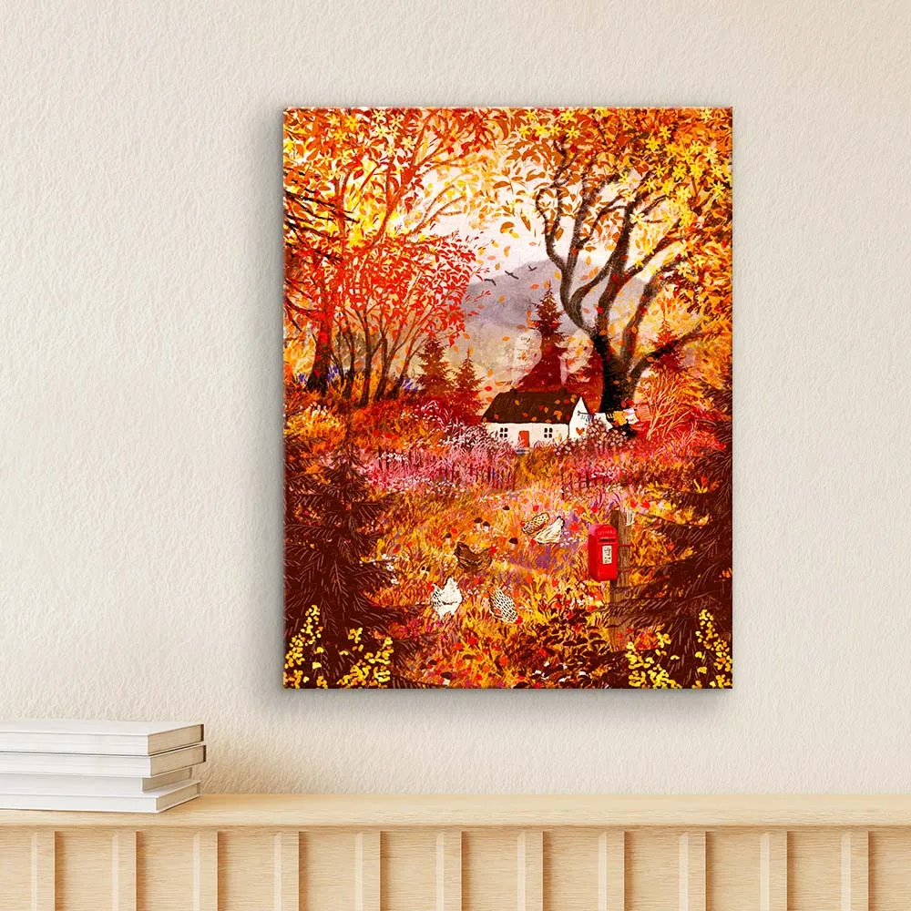 PieceRelax Puzzle Canvas Autumn Letters HN1497 puzzle toamna