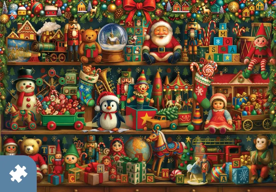 Mosaic Puzzles Shelf Holiday Wonders puzzle carton 500 piese