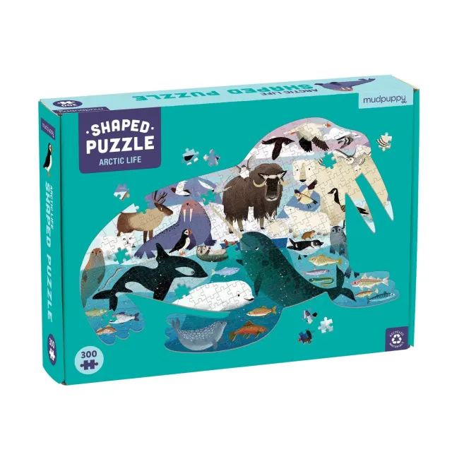 Mudpuppy Arctic Life puzzle contur 300 piese morsa