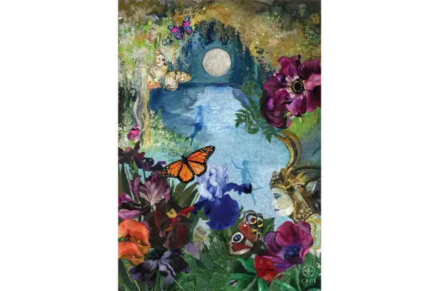 Mosaic Puzzles Midsummer Dream puzzle lemn 100 piese floral