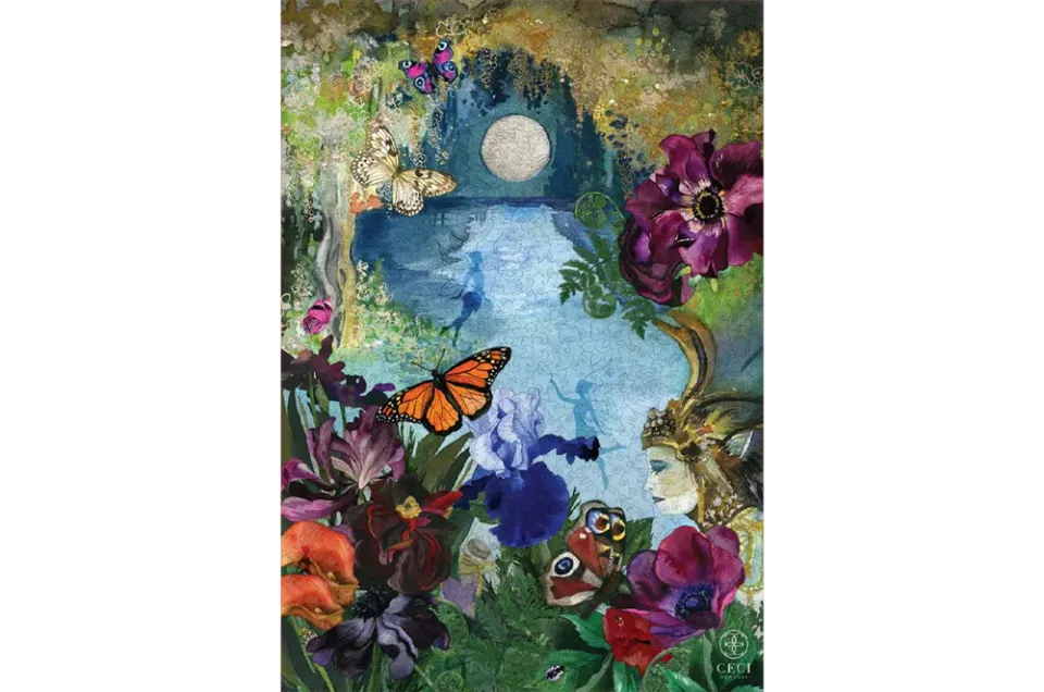 Mosaic Puzzles Midsummer Dream puzzle lemn 100 piese floral