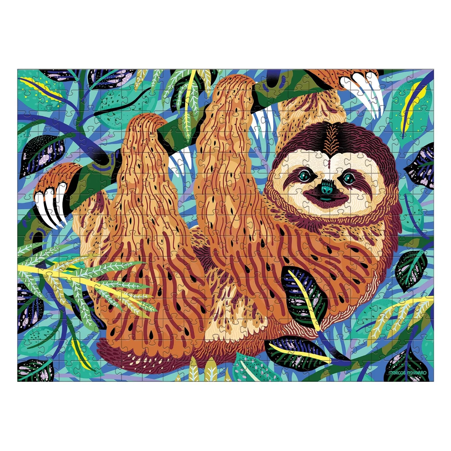 Mudpuppy Pygmy Sloth puzzle 300 piese 61x46 cm