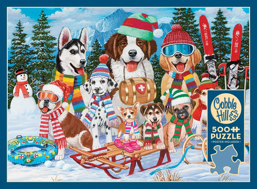 Cobble Hill Snow Day puzzle 500 piese iarna