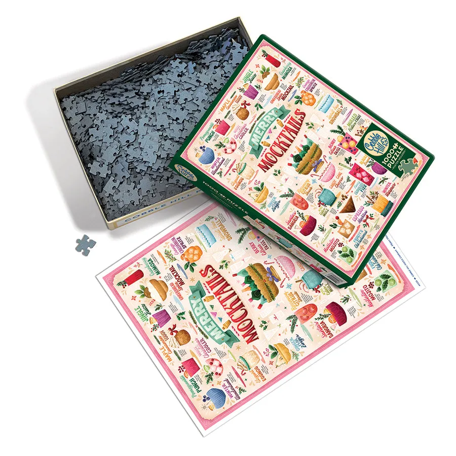 Cobble Hill Merry Mocktails puzzle 1000 piese bauturi