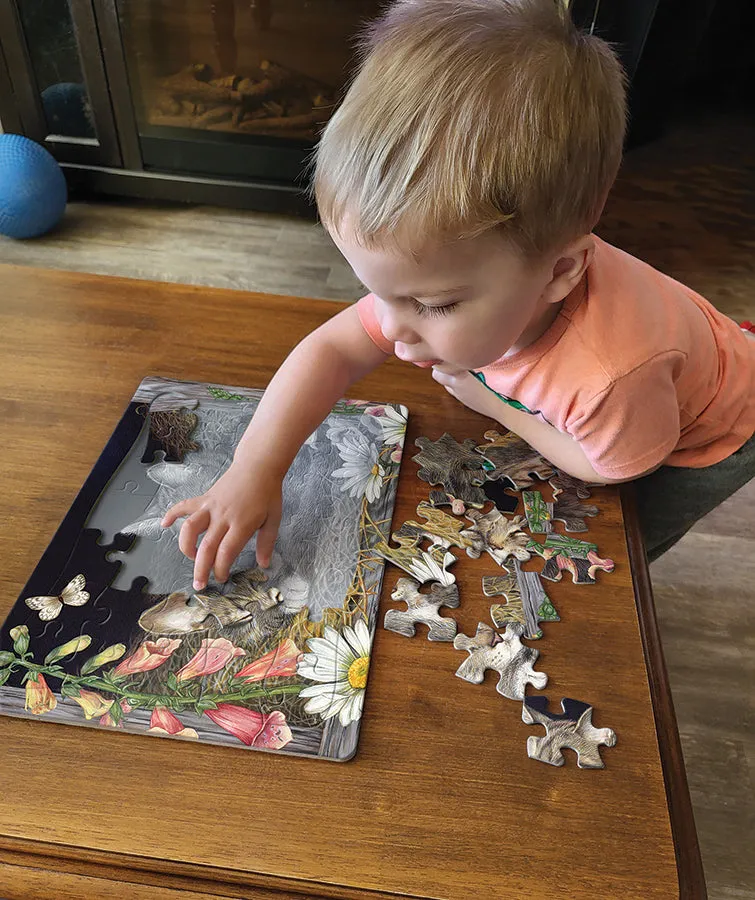 Cobble Hill Morning Snooze puzzle tavita 35 piese pisici
