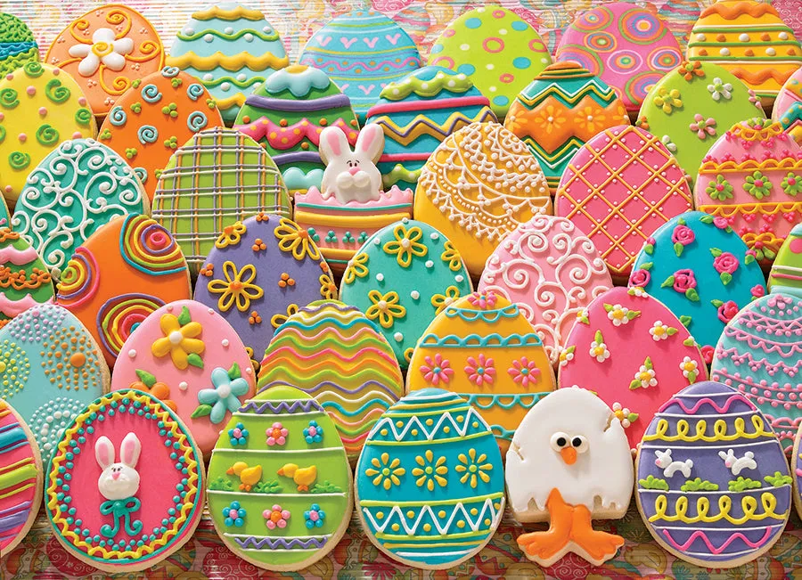 Cobble Hill Easter Eggs puzzle 1000 piese fursecuri