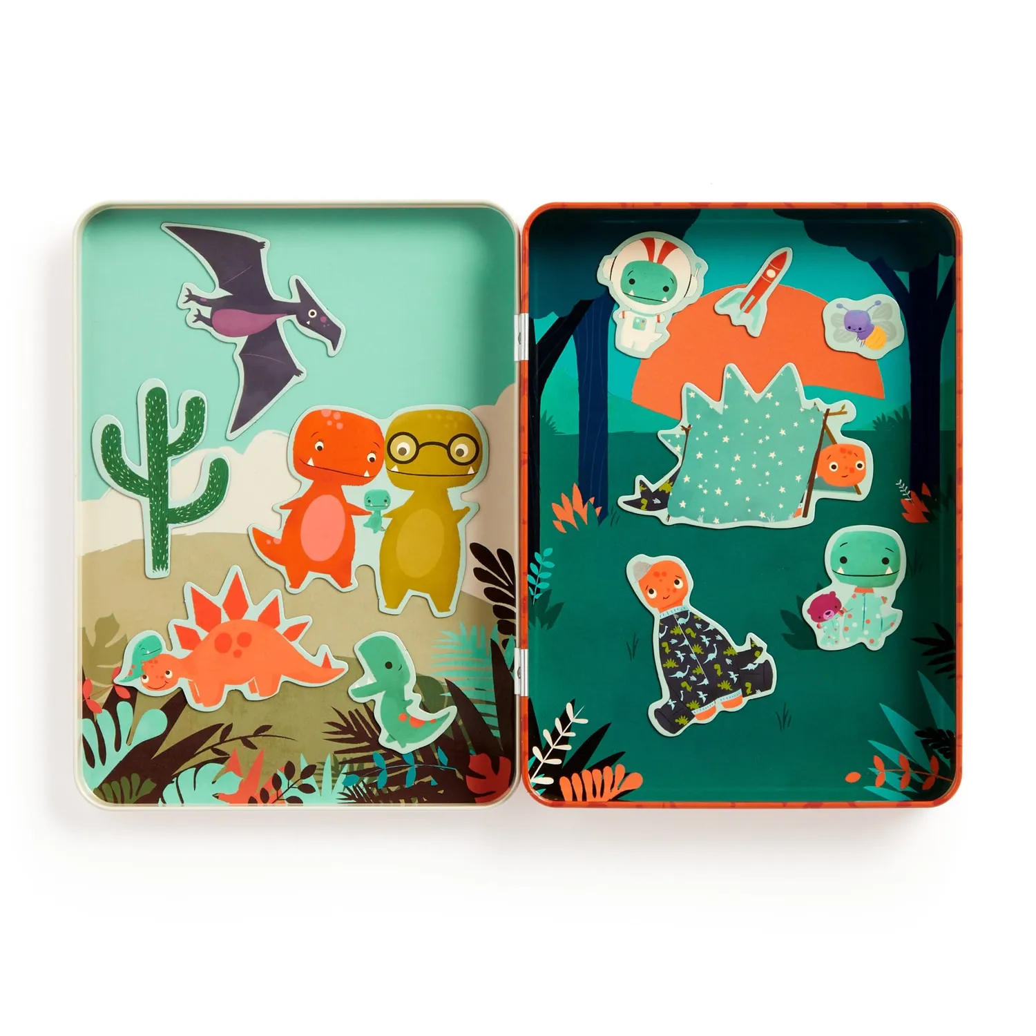 Mudpuppy Tiny T. Rex set magnetic 30 piese în cutie