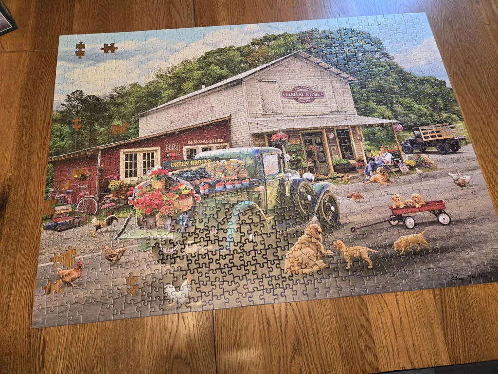 Cobble Hill General Store puzzle 1000 piese rural