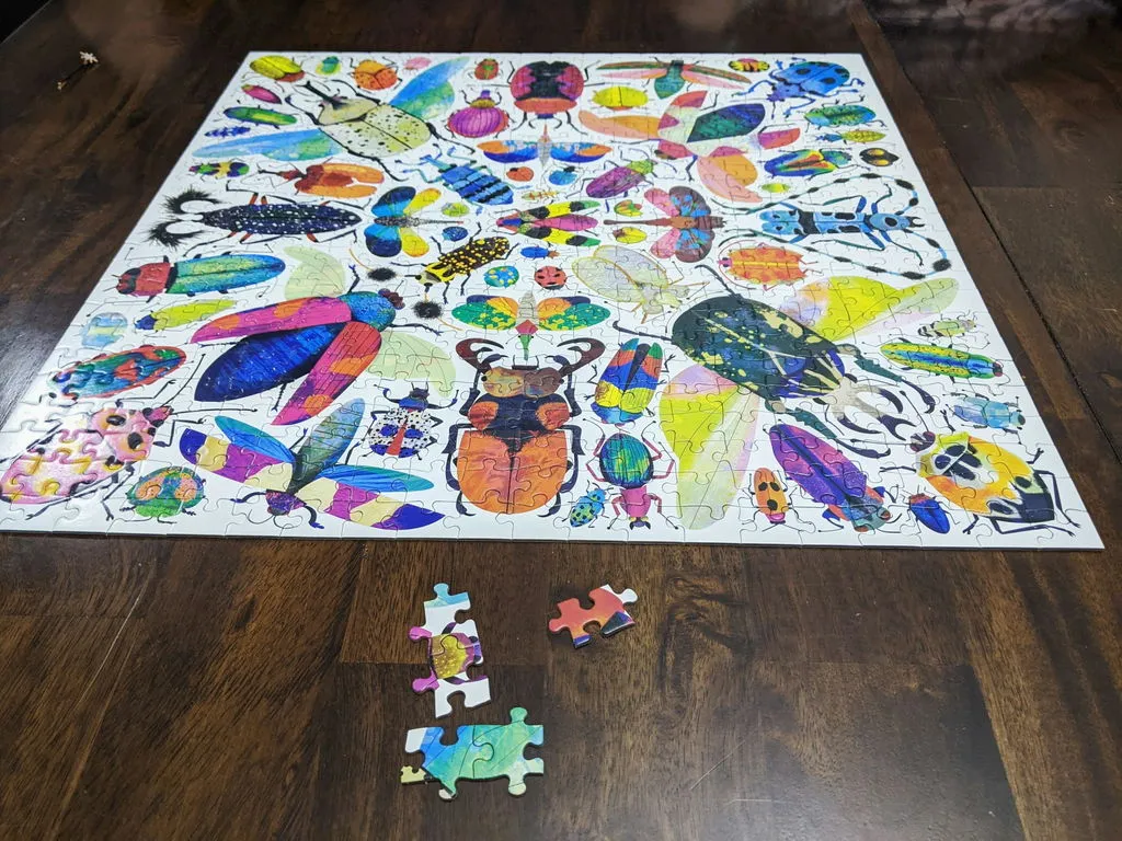 Mudpuppy Kaleido Beetles puzzle 500 piese gandaci