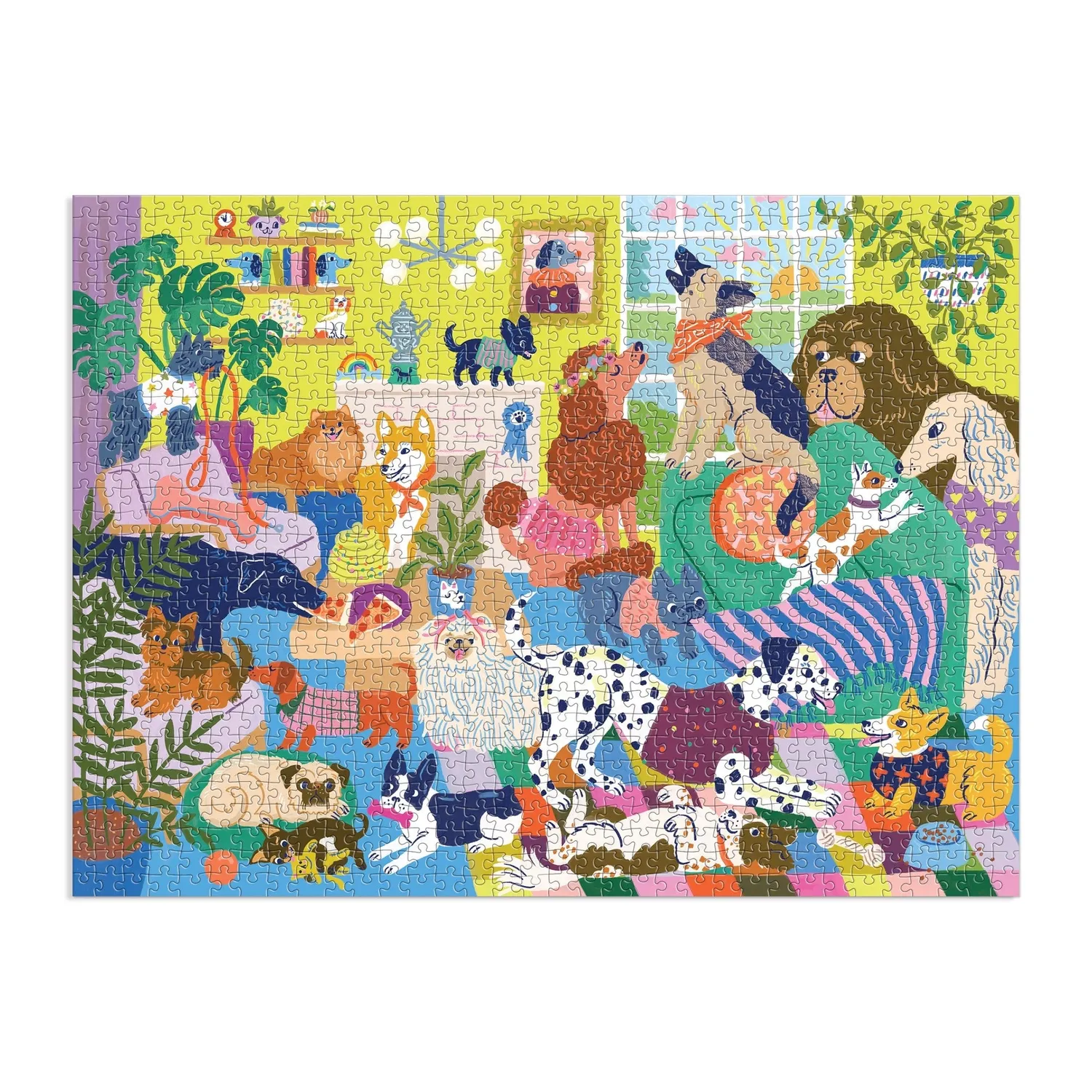 Mudpuppy Good Dog Club puzzle 1000 piese câini 69x51 cm