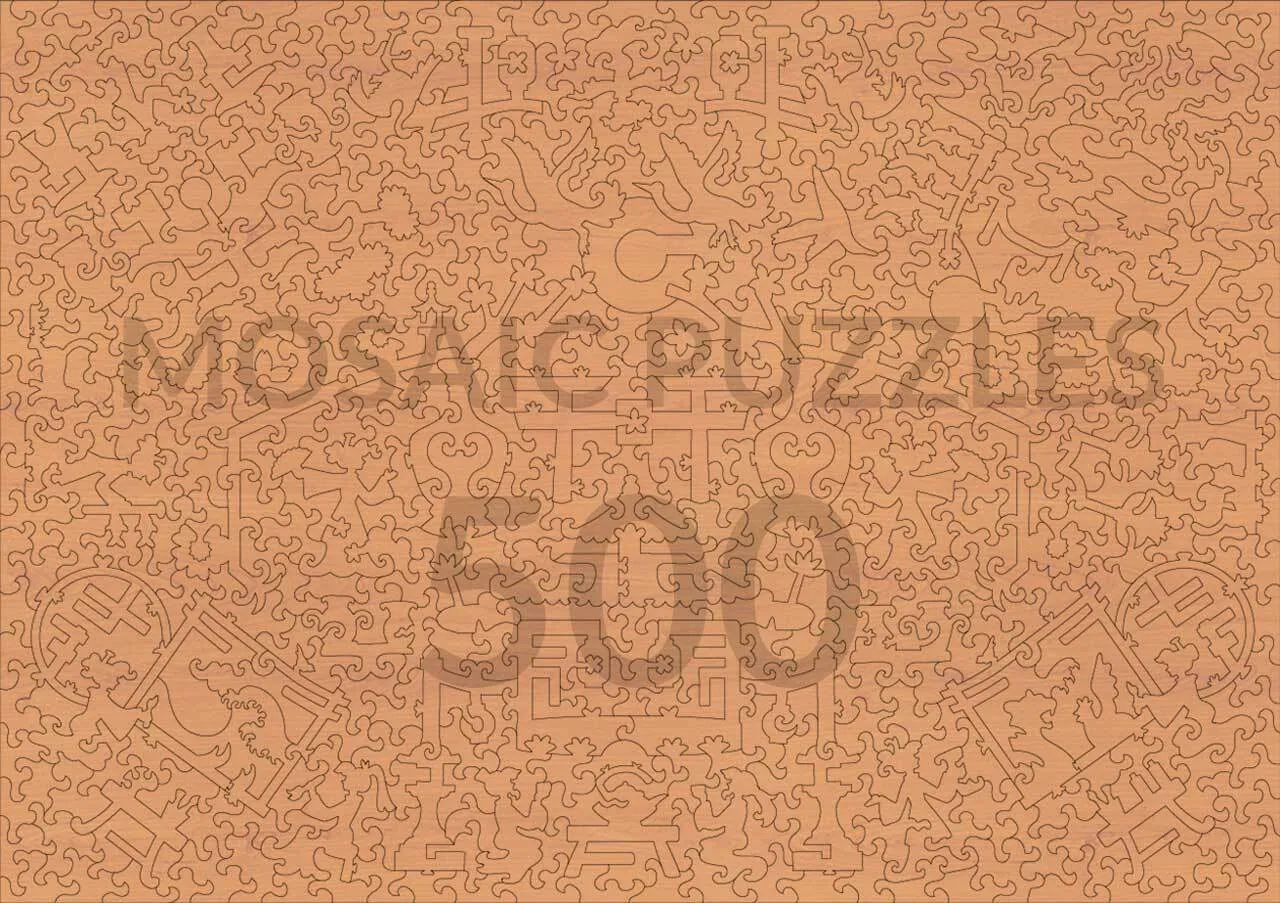 Mosaic Puzzles Awa Province puzzle lemn 500 piese japonez