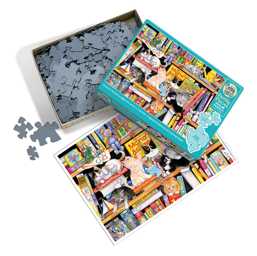 Cobble Hill Storytime Kittens puzzle familie 350 piese pisici