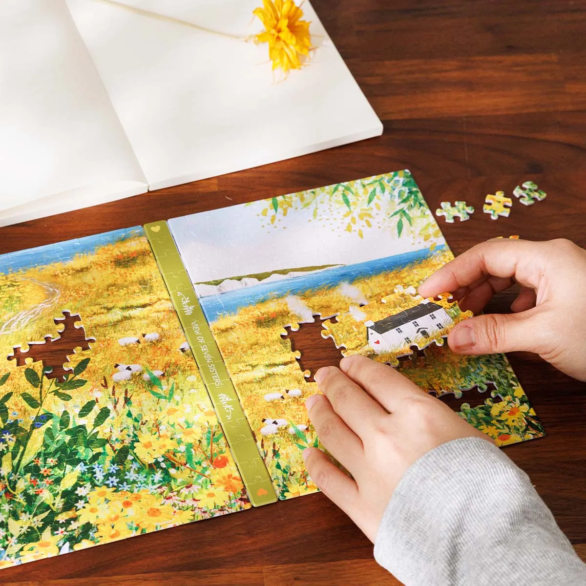 PieceRelax View of Seven Sisters YA1079 puzzle jurnal A5