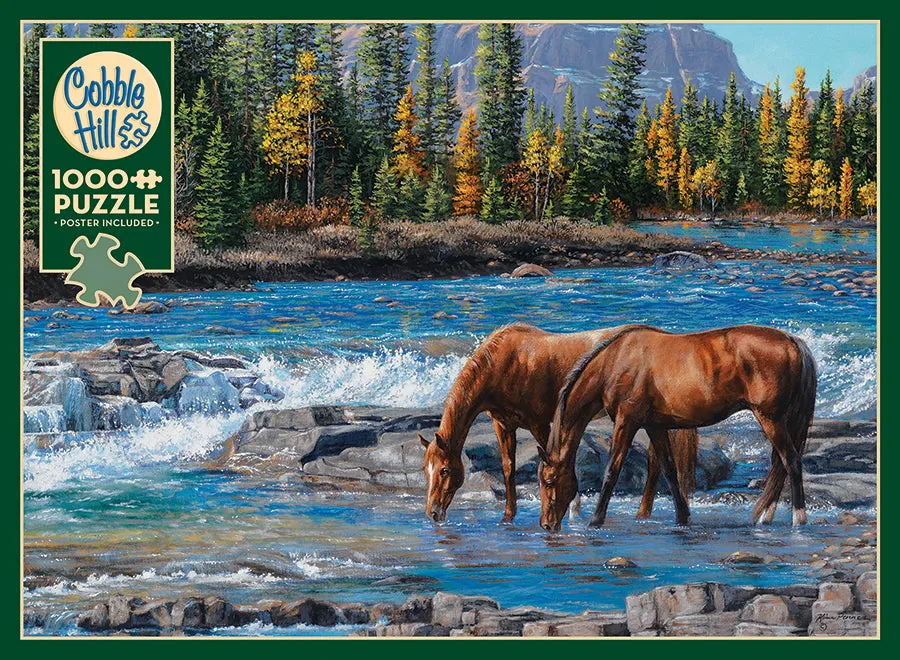 Cobble Hill On the Rocks puzzle 1000 piese toamna cai