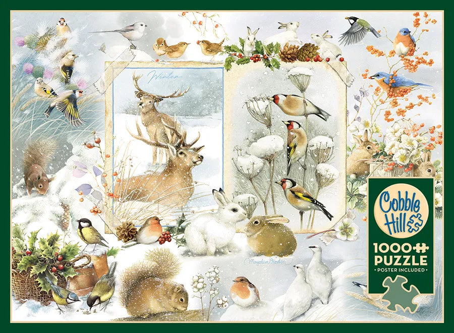 Cobble Hill Nature Journal Winter puzzle 1000 piese iarna
