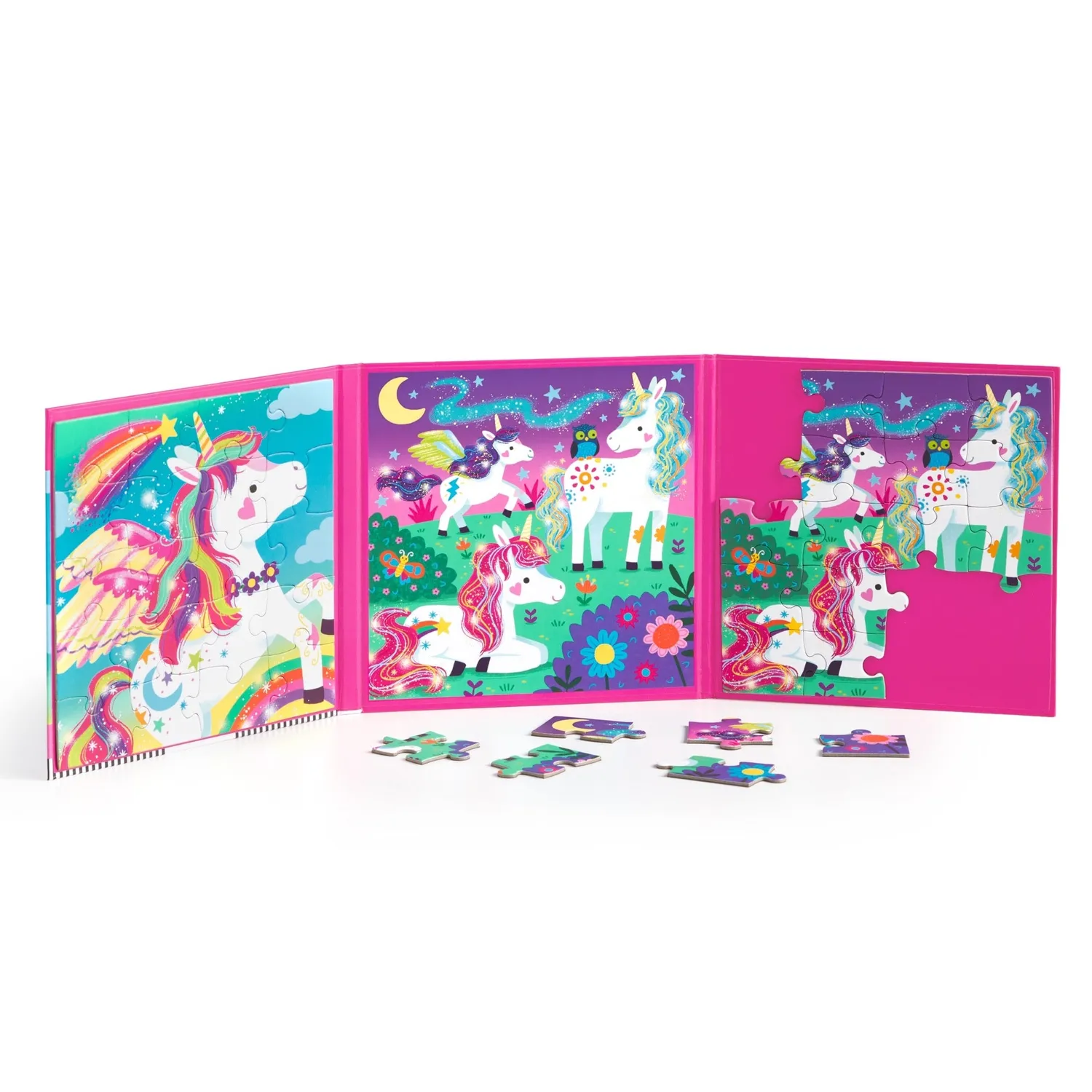 Mudpuppy Unicorn Dreams puzzle magnetic 2x20 piese
