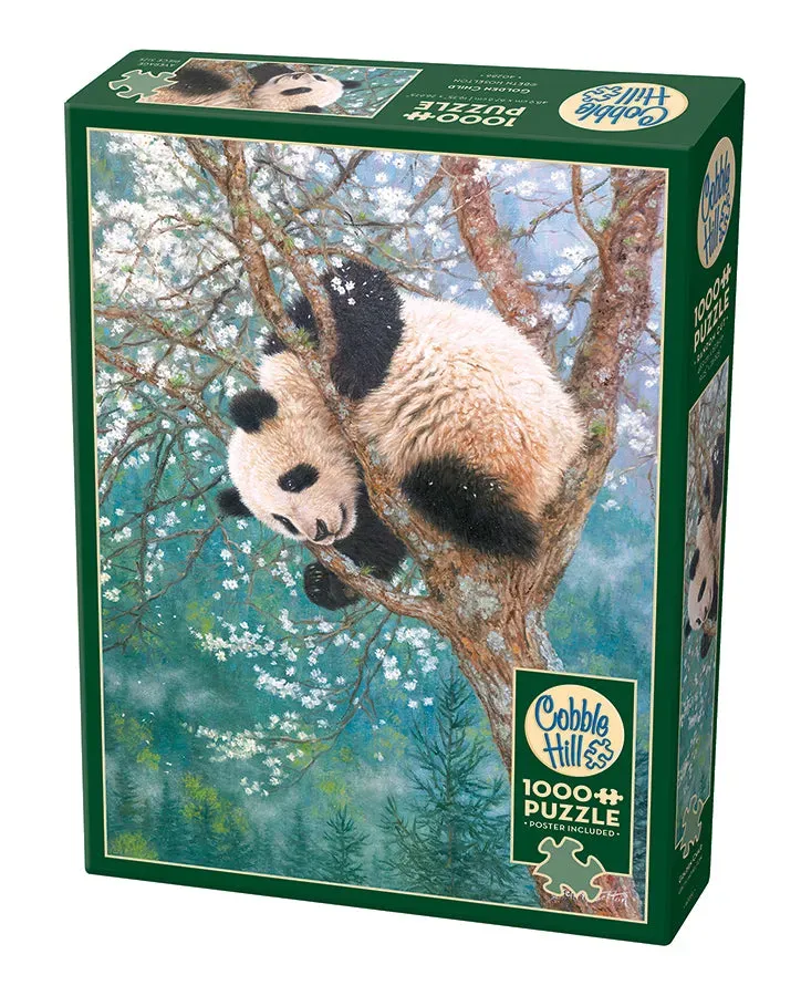 Cobble Hill Golden Child puzzle 1000 piese panda