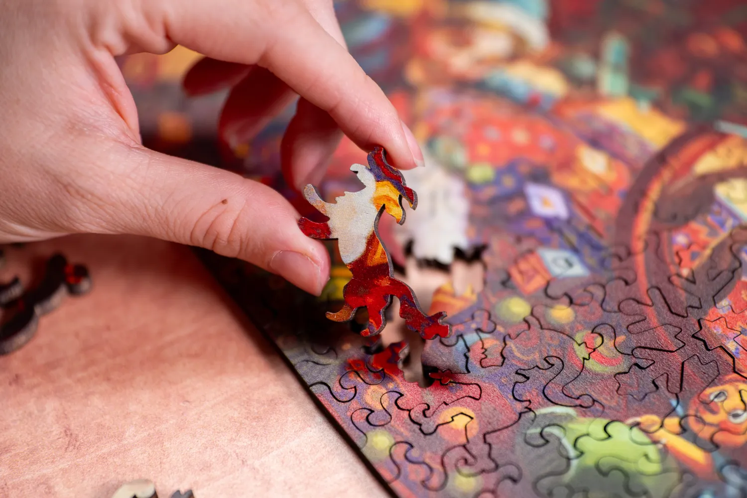 Mosaic Puzzles The Gift-Making Frenzy puzzle 250 piese craciun