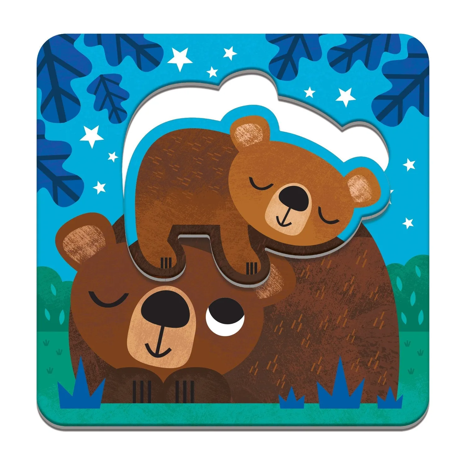 Mudpuppy Forest Babies puzzle asortare 6 planse