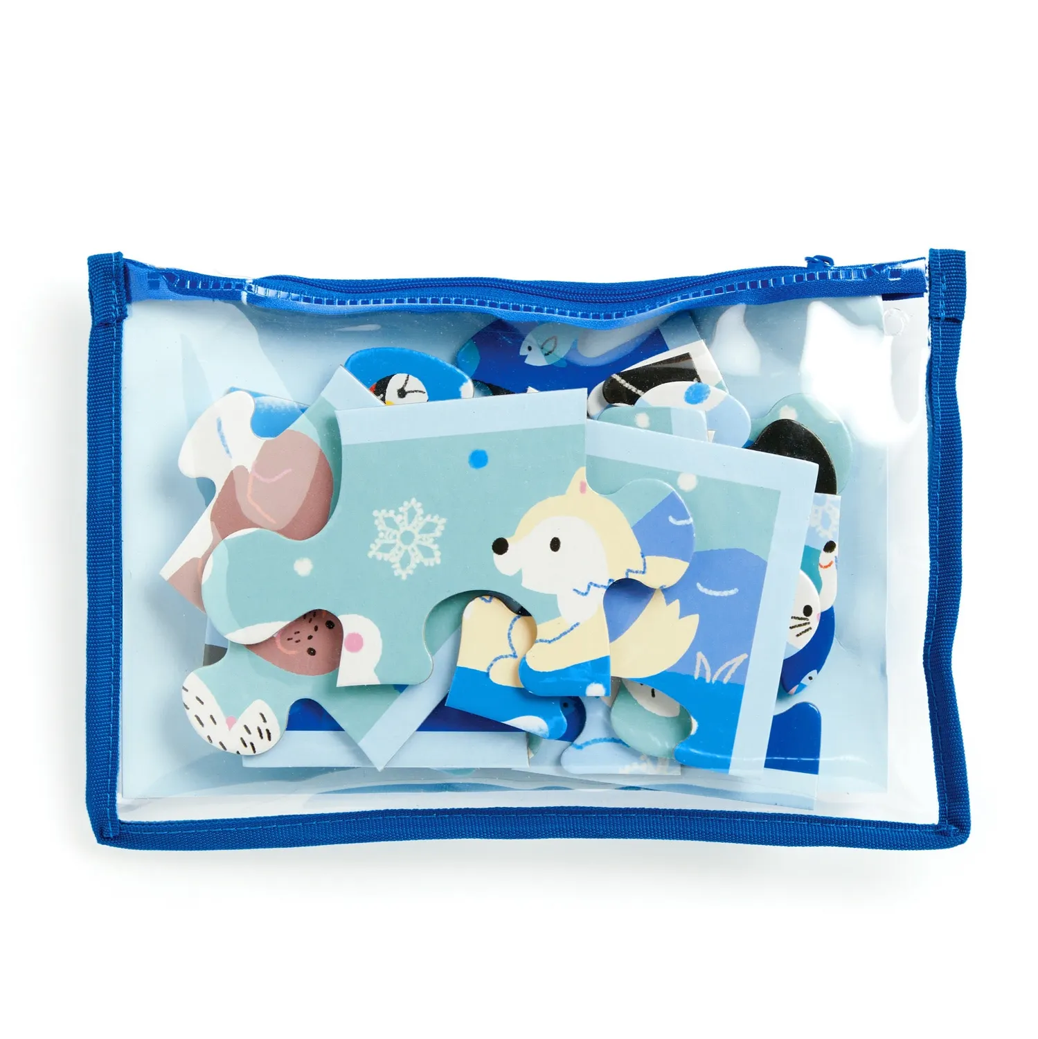 Mudpuppy Arctic Friends puzzle 12 piese pouch