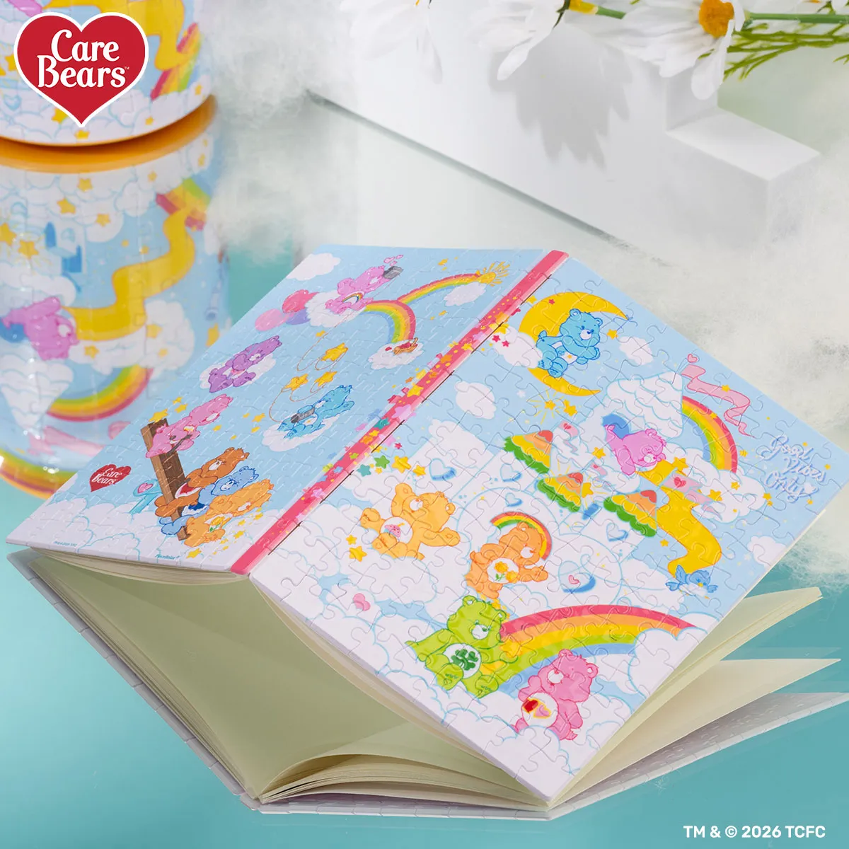 PieceRelax Bearadise YB1050 jurnal puzzle A6 Care Bears