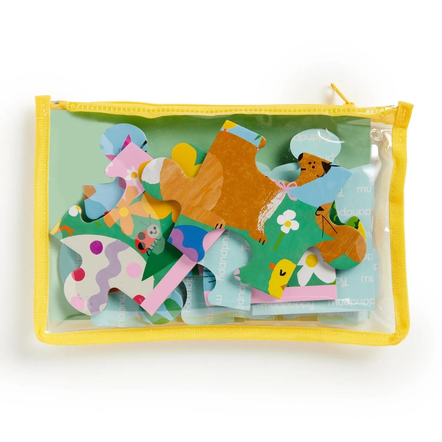 Mudpuppy Spring Bunnies puzzle husă 12 piese 2+ ani