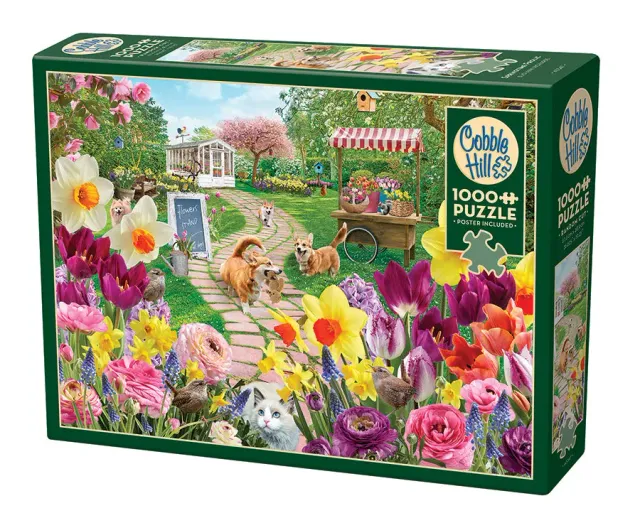 Cobble Hill Springtime Frolic puzzle 1000 piese gradina