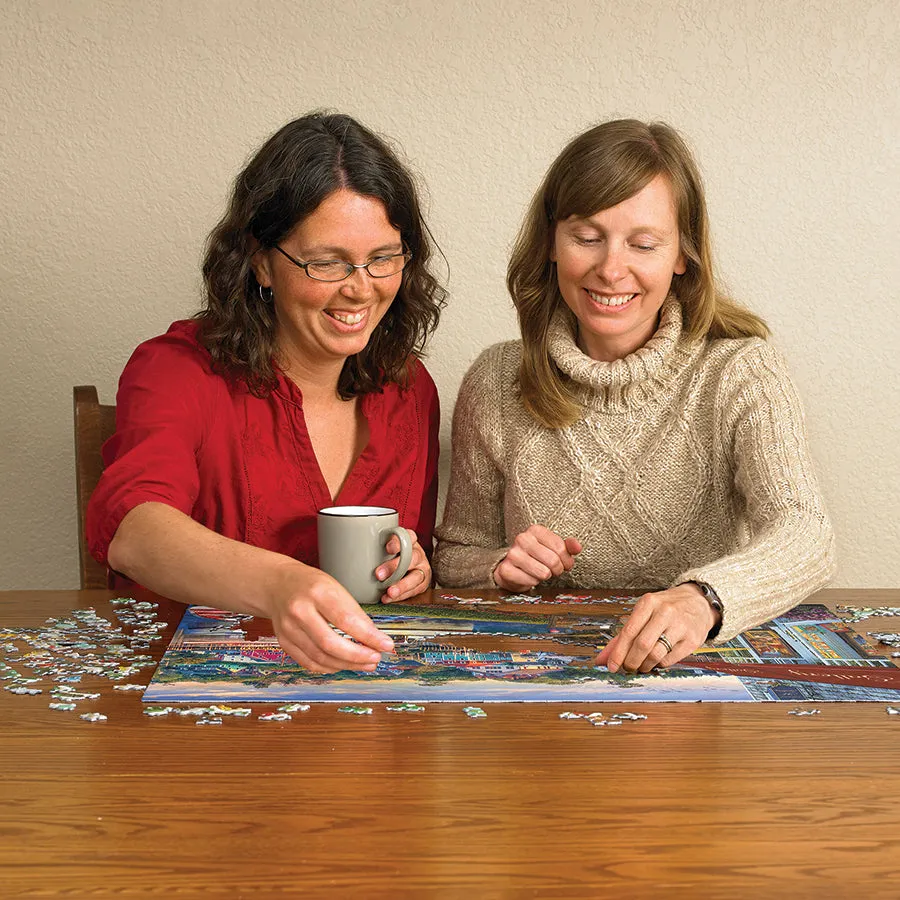 Cobble Hill Harbor Gallery puzzle 1000 piese port