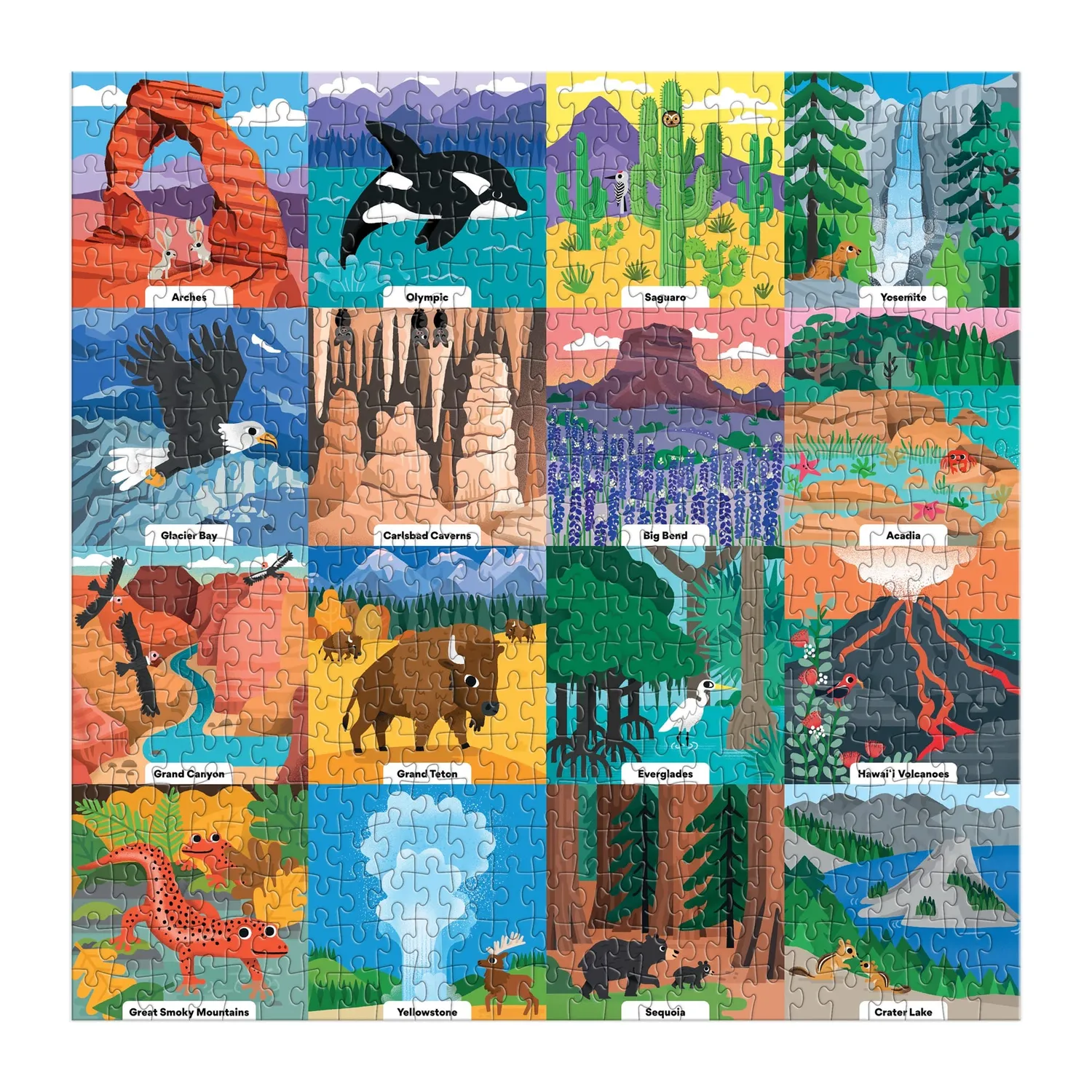 Mudpuppy Little Park Ranger puzzle 500 piese parcuri