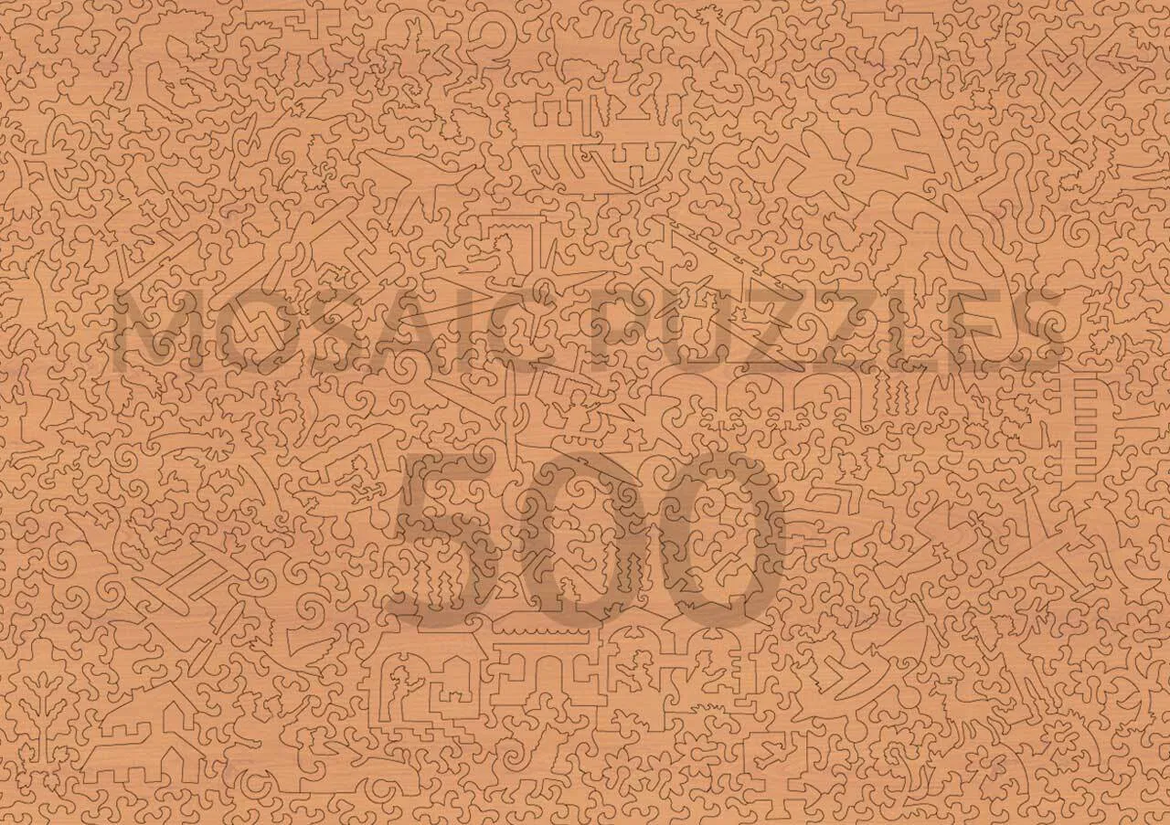 Mosaic Puzzles Aviator's Archive puzzle lemn 50 piese avioane