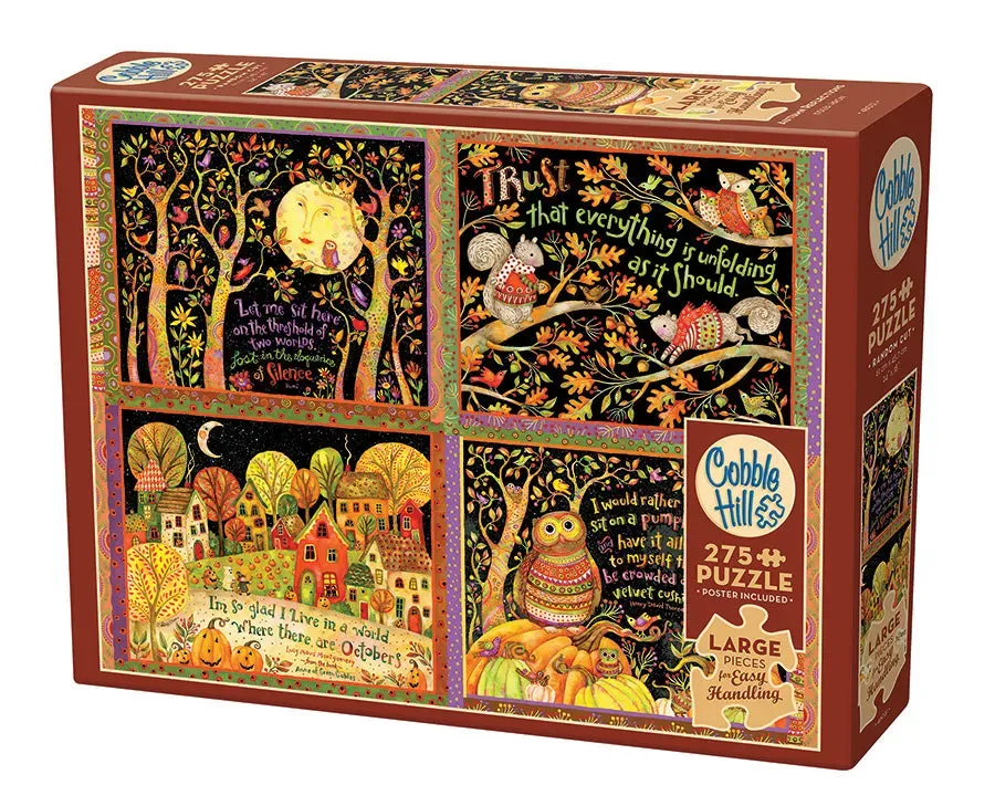 Cobble Hill Easy Handling Autumn Reflections puzzle 275 piese toamna