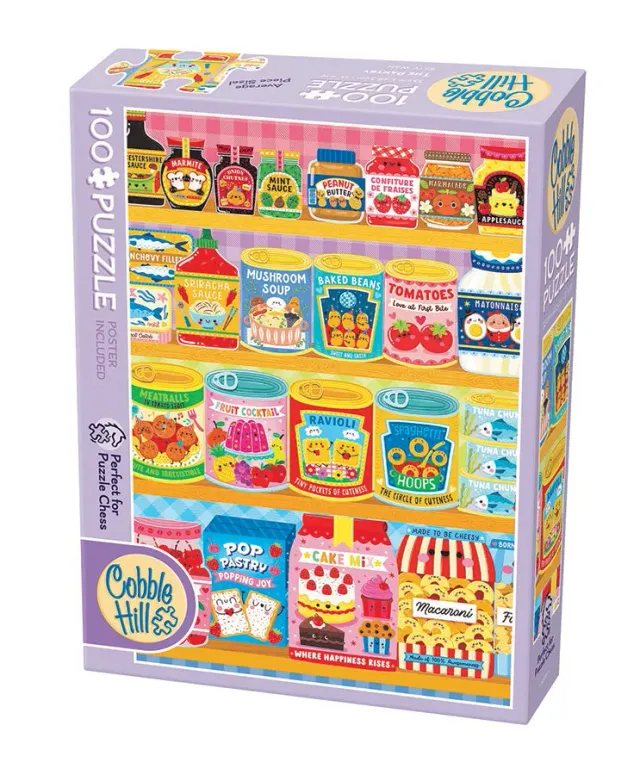 Cobble Hill Puzzle Chess The Pantry puzzle 100 piese alimente