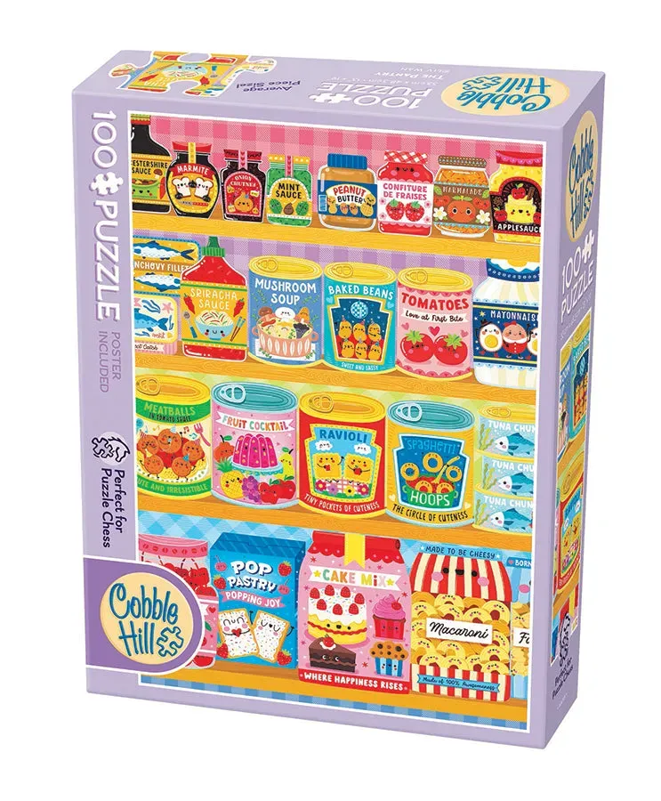 Cobble Hill Puzzle Chess The Pantry puzzle 100 piese alimente