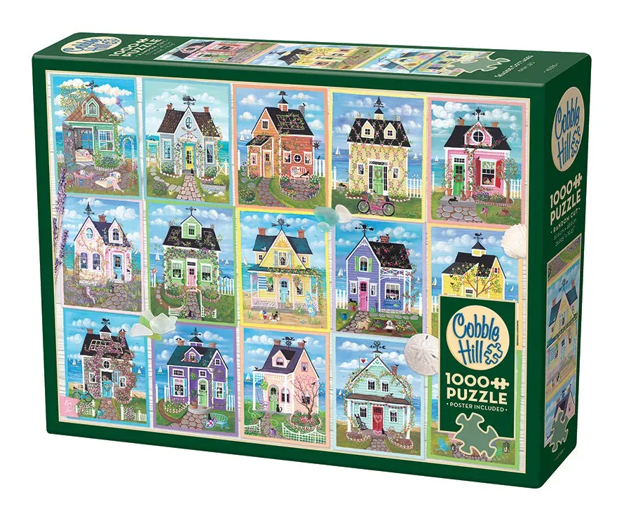 Cobble Hill Seaside Cottages puzzle 1000 piese