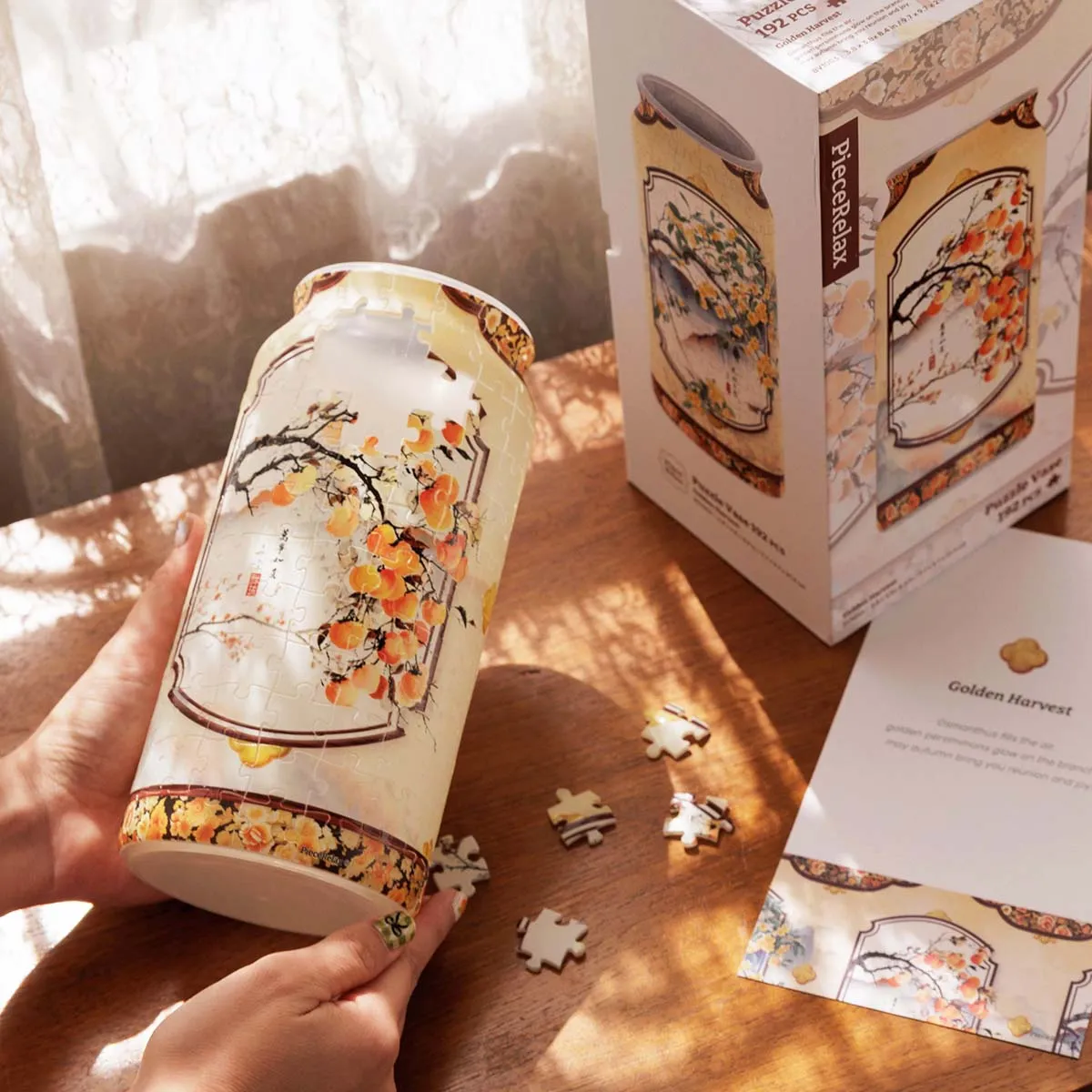 PieceRelax BV1003 puzzle vază Golden Harvest
