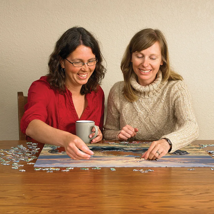 Cobble Hill Dusty Plains puzzle 1000 piese bizoni
