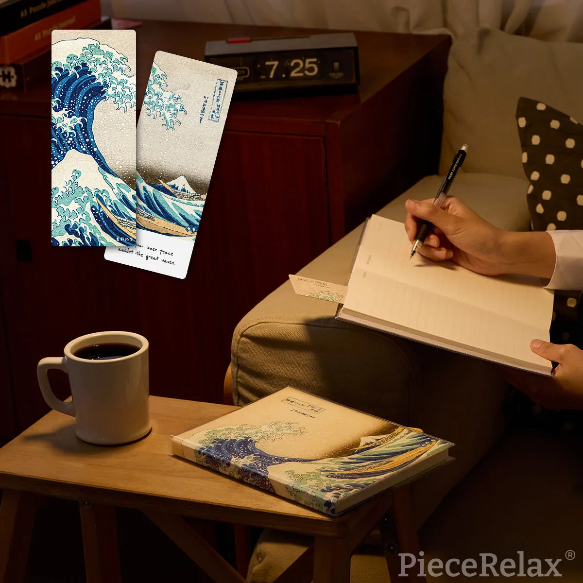 PieceRelax The Great Wave YA1066 jurnal puzzle A5 val