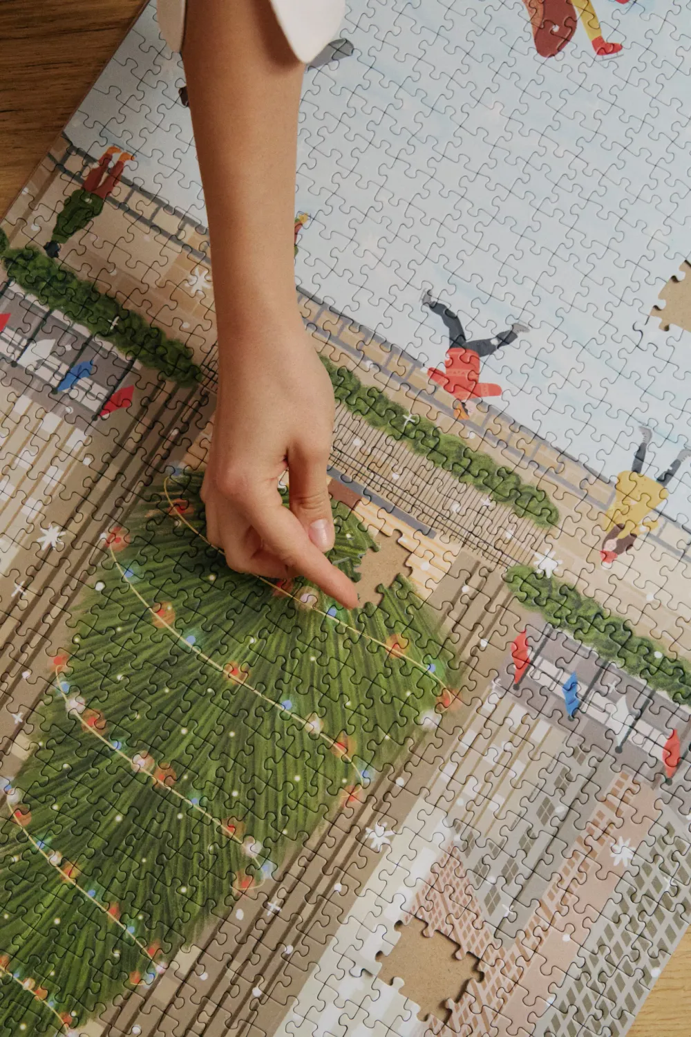 Muno Puzzle Nowojorskie Lodowisko puzzle 1000 piese iarna