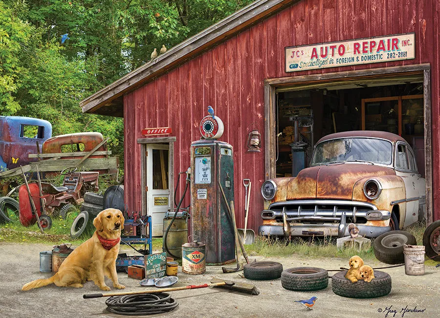 Cobble Hill Auto Repair puzzle 500 piese service auto