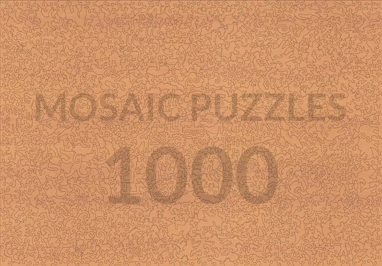 Mosaic Puzzles Big Cats puzzle lemn 500 piese animale