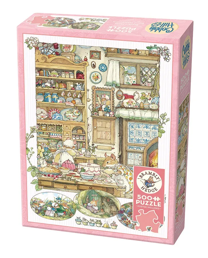 Cobble Hill Brambly Hedge Picnic puzzle 500 piese carte