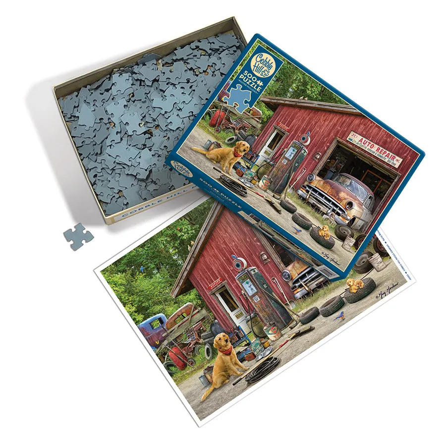 Cobble Hill Auto Repair puzzle 500 piese service auto
