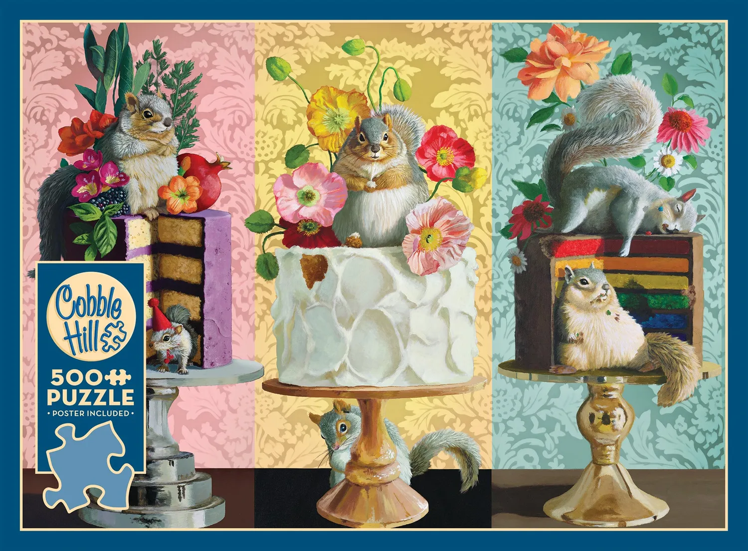 Cobble Hill Chubby Buddies puzzle 500 piese veverite